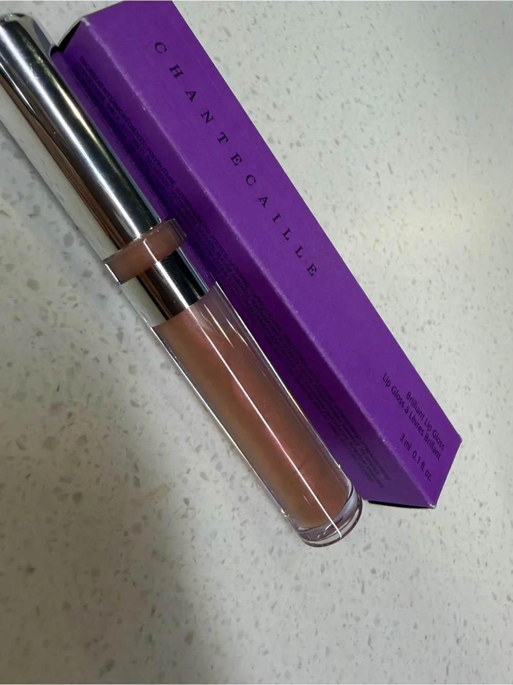 CHANTECAILLE Brilliant Lipgloss MODERN (Nude Beige) New-See Description